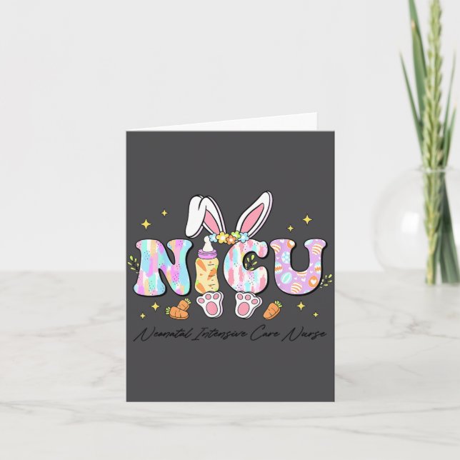 Nicu Neonatal Intensive Care Unit Nursing Spring  Card (Front)