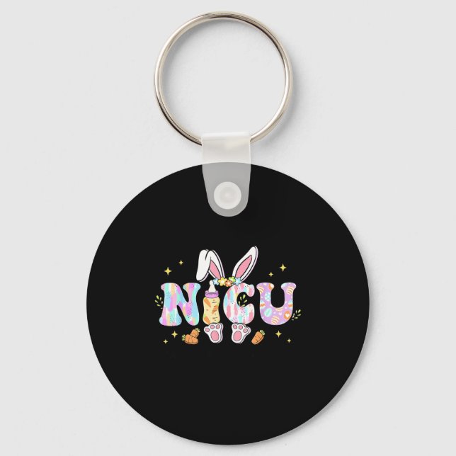 Nicu Neonatal Intensive Care Unit Nursing Spring  Key Ring (Front)