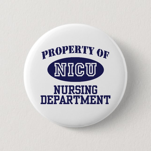 NICU Nurse 6 Cm Round Badge (Front)