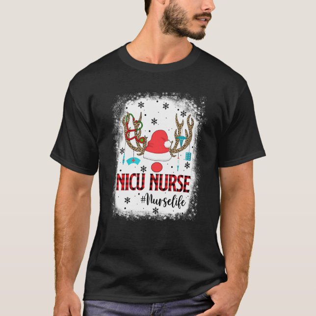 Nicu Nurse Appreciation Shirt Christmas Pajama Rn  (Front)