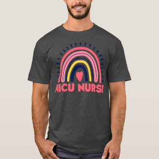 NICU Nurse Boho Rainbow 16 T-Shirt