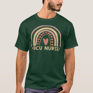 NICU Nurse Boho Rainbow Cute Nursing Student  T-Shirt
