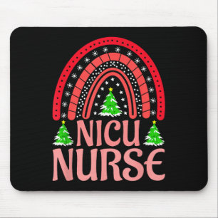 Nicu Nurse Christmas Crew Nurselife Nursing Xmas  Mouse Pad