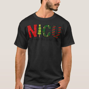 Nicu Nurse Christmas Neonatal Icu Nurse T Holiday T-Shirt