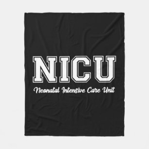 NICU Nurse design Gift for Women Fleece Blanket