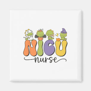 Nicu Nurse Dinosaur Halloween Pumpkin Neonatal Icu Magnet