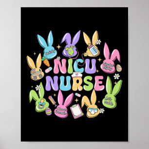 Nicu Nurse Easter Day Neonatal Intensive Care Unit Poster