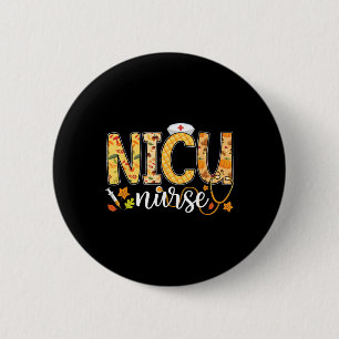 Nicu Nurse Fall Yall Autumn Pumpkin Thanksgiving S 6 Cm Round Badge