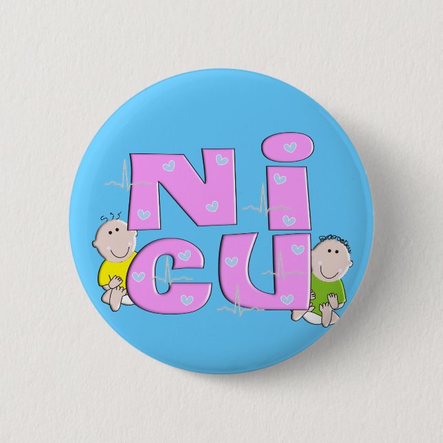 NICU Nurse Gifts 6 Cm Round Badge (Front)