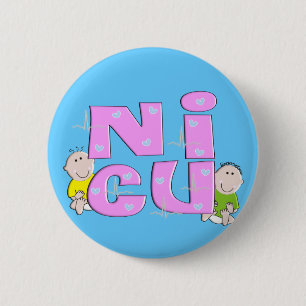 NICU Nurse Gifts 6 Cm Round Badge