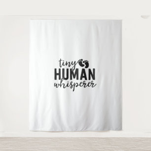NICU Nurse Gifts Tiny Human Whisperer Neonatal ICU Tapestry
