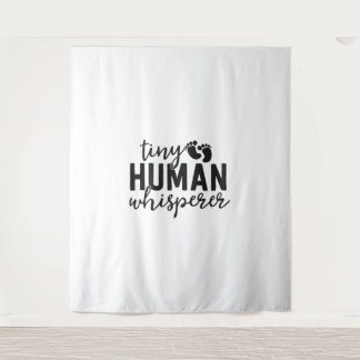 NICU Nurse Gifts Tiny Human Whisperer Neonatal ICU Tapestry