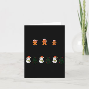 Nicu Nurse Gingerbread Christmas Xmas Holiday Part Card