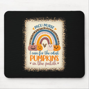 Nicu Nurse Halloween I Care For Cutest Pumpkins In Mouse Pad