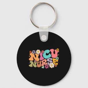Nicu Nurse Icu Groovy Nursing Neonatal Intensive C Key Ring