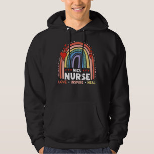 Nicu Nurse Love Inspire Heal Medicine Healthcare Hoodie