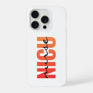 NICU Nurse Modern Typography iPhone 15 Pro Case