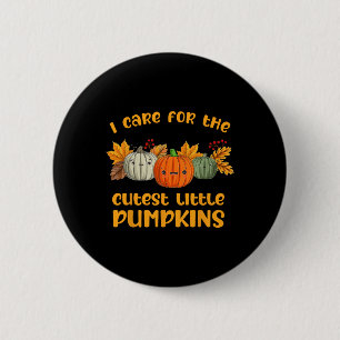 NICU Nurse Neonatal Cutest Little Pumpkins Fall Th 6 Cm Round Badge