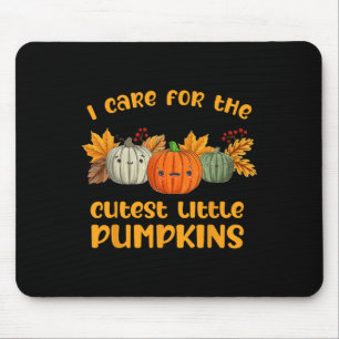 NICU Nurse Neonatal Cutest Little Pumpkins Fall Th Mouse Pad