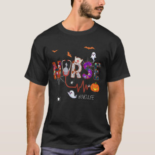 Nicu Nurse Neonatal Icu Nursing Scary Halloween Co T-Shirt
