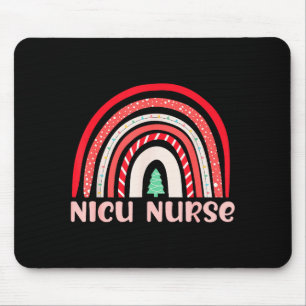 Nicu Nurse Neonatal Tiny Crew Christmas Holiday Nu Mouse Pad
