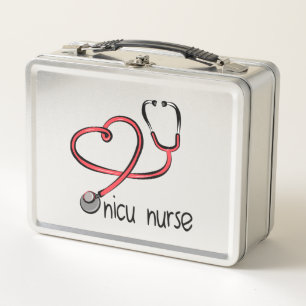 NICU Nurse - NICU Nurse Shirt - NICU Nurse Gift -  Metal Lunch Box