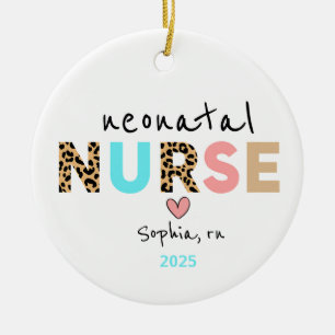 NICU Nurse Ornament, Labour and Delivery nurse gif Ceramic Ornament
