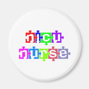 NICU NURSE PUZZLE PIECE MAGNET