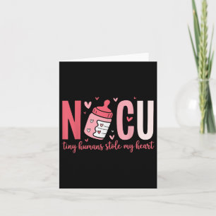 Nicu Nurse Tiny Humans Stole My Heart Valentines Card