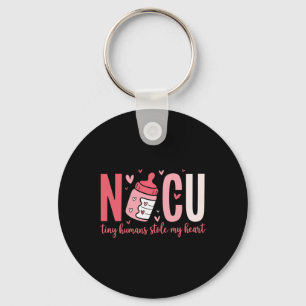 Nicu Nurse Tiny Humans Stole My Heart Valentine's Key Ring