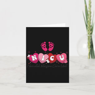Nicu Nurse Valentine Heart Candy Card