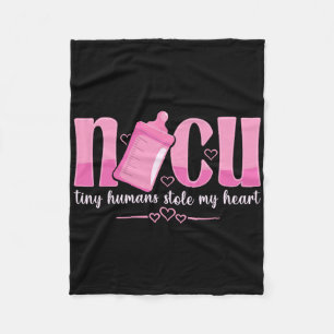 Nicu Nurse Valentine's Day Tiny Humans Stole My He Fleece Blanket