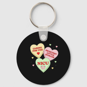 Nicu Nurse Valentine's Heart Candy Doctor Rn Icu E Key Ring