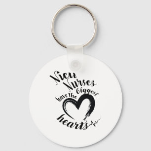 NICU nurses biggest hearts keychain
