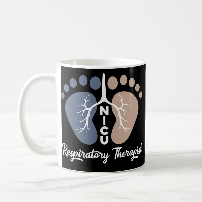 NICU Respiratory Therapist RRT Credential Coffee Mug (Left)