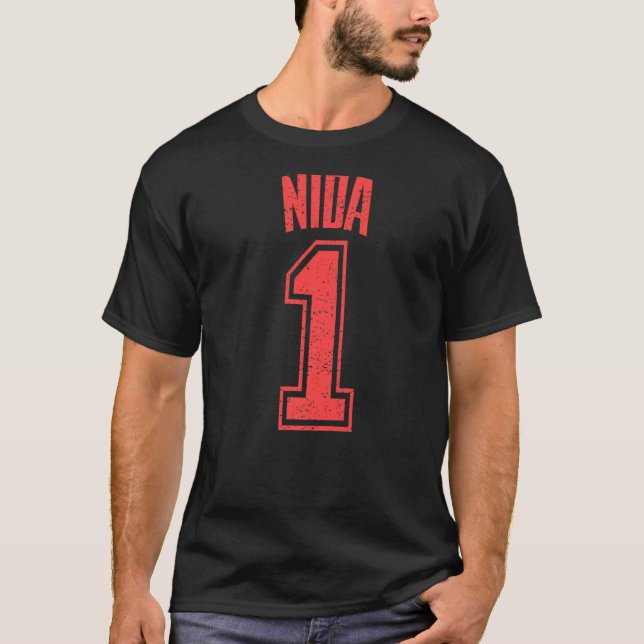 Nida Supporter Number 1 Biggest Fan T-Shirt (Front)
