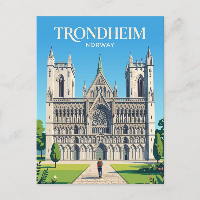 Nidaros Cathedral Norway Postcard (Front)