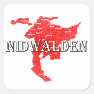 Nidwald Square Sticker