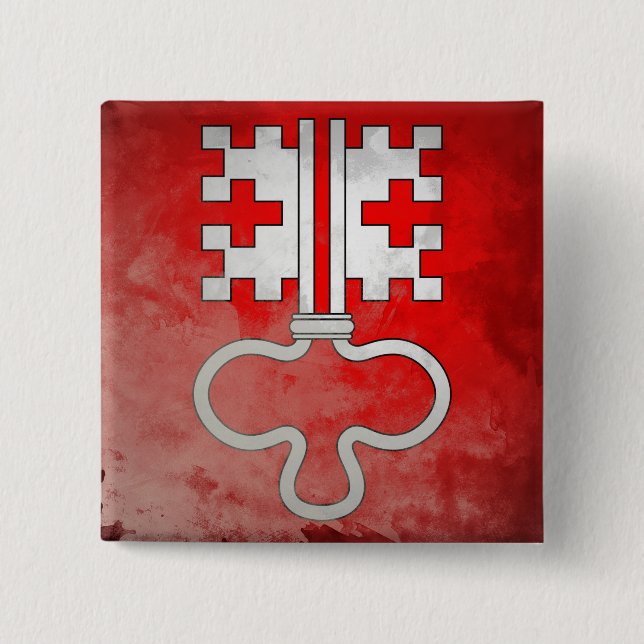 Nidwalden 15 Cm Square Badge (Front)