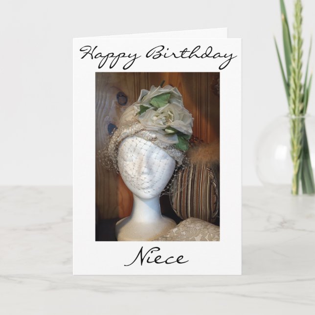 ""NIECE"" AND A VERY LOVELY LADY = BIRTHDAY CARD (Front)