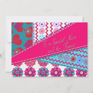 Niece and Fiance Valentine's Patchwork Quilt Style