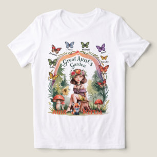 Niece and Nephew Names Great Aunt's Garden Tri-Blend Shirt
