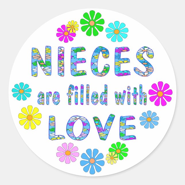 Niece Classic Round Sticker (Front)
