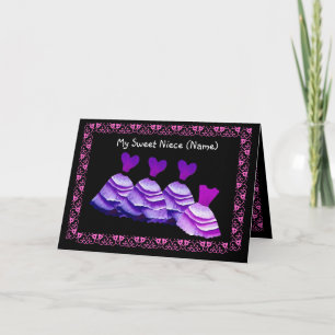 NIECE - Flower Girl Invitation - PURPLE Gowns