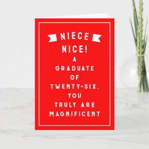 Niece Graduation 2025 Card