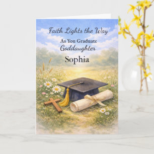 Niece Graduation Christian Congratulations Card