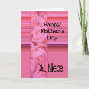 Niece   Happy Mother's Day rose card