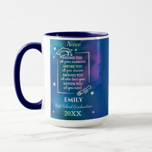Niece High School Graduation Custom Name and Year Mug