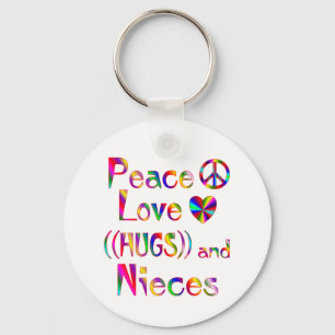 Niece Hugs Key Ring