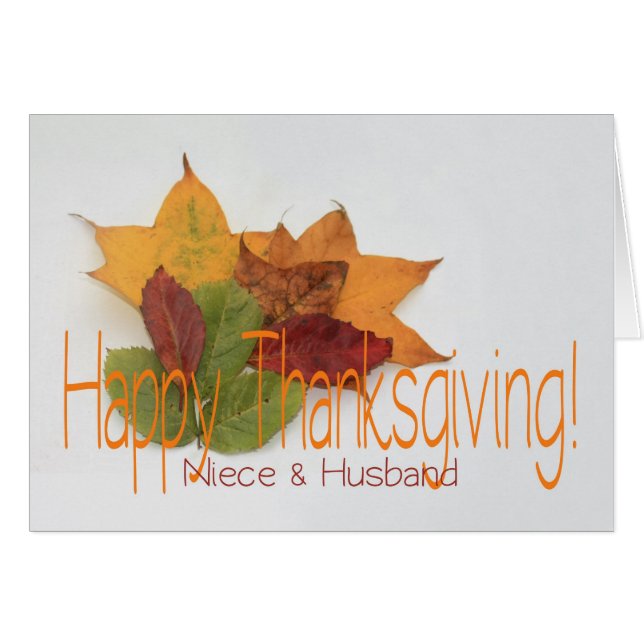 Niece & Husband thanksgiving foliage (Front Horizontal)